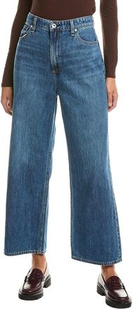 Rag & Bone Lori High-Rise Wide Leg Crop Jean