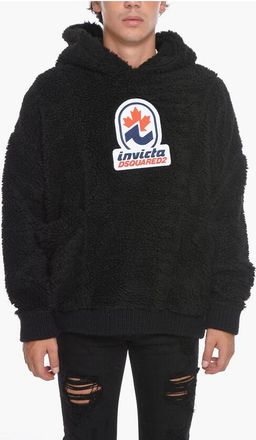 Dsquared2 INVICTA Teddy Hoodie with Logo Patch size Xxl