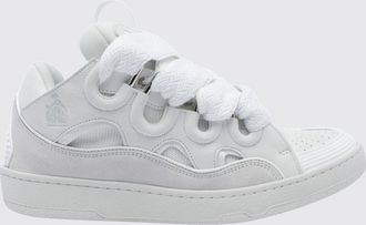 Lanvin Sneakers Curb in pelle nabuk e mesh con tirante posteriore