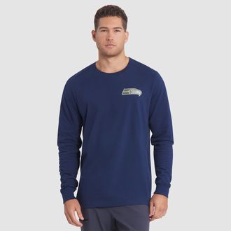 Nike Seattle Seahawks Rivalries Collection Essential Nike Mens NFL Long-Sleeve T-Shirt in Blue | NKAC41S78-8U0