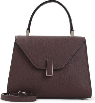 Valextra Maroon Iside Satchel