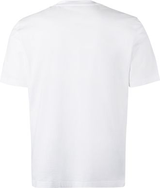 Diesel Mens Crew-Neck T-Shirt T-Adjust-Bigoval White Cotton T-Shirts And Polos
