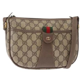 Gucci Pre-owned Cross Body Bags, female, Beige, Size: ONE SIZE Pre-owned Plastic Cross Body Bag