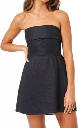 L*Space Under The Sun Mini Dress In Black