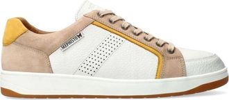 Mephisto Harrison Herensneaker - Heren - Sneakers - Wit - 40 1/2 EU - Leer - Schoenen