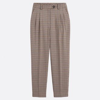 La Redoute Collections Strakke broek met ruiten