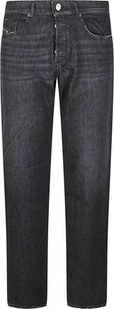 Diesel 2023 D-Finitive L.34 Faded Black Straight-Leg Jeans