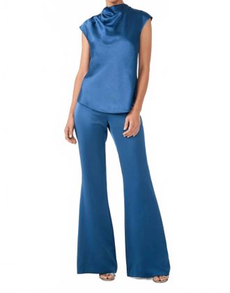 Trina Turk Mikan Top In Blue