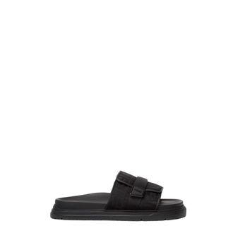 Fendi Sliders, male, Black, Size: 11 1/2 US Sandal E26