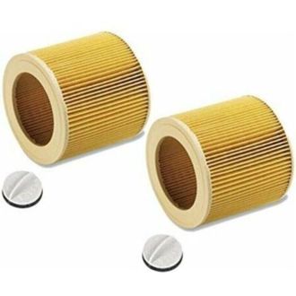 OEM Filtro De Cartucho Para Karcher Wd2 Wd3 Mv3, Etc., Como 6.414-552.0 - 2 Unidades - Crezuo