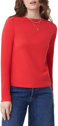 Scotch & Soda Boat Neck Knit Top in Pointsetta at Nordstrom Rack, Size X-Small