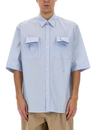 Moschino Light Blue Stripes Shirt
