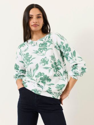Fat Face FatFace Alex Ivory Botanical Crew Sweat
