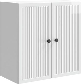 vidaXL Armario De Pared Blanco Brillante 59 X 31 X 60 Cm Vidaxl