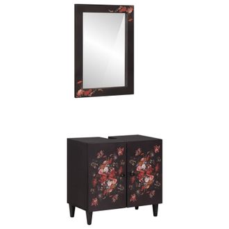 vidaXL Juego De Muebles De Ba&ntilde;o 2 Uds. 62 X 33 X 58 Cm Vidaxl