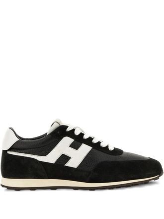 Hogan H699 sneakers met logopatch - Zwart