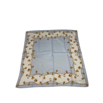 Celine Pre-owned Scarves, female, Blue, Size: ONE SIZE Pre-owned Silk Scarf