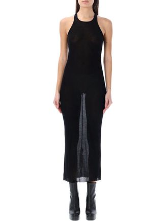 Rick Owens Black Tank Midi Dress