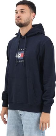 Tommy Hilfiger Hombre, Sudaderas, Azul, Talla: 2XL