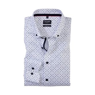 Olymp Olymp, Heren, Overhemden, Blauw, Maat: L