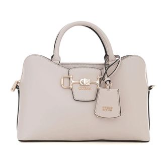 Guess Handbags, female, White, Size: ONE SIZE Janie Girlfriend Satchel