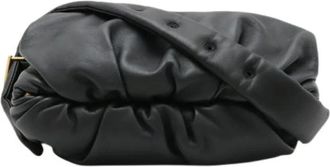 Bottega Veneta Pre-owned Shoulder Bags, female, Black, Size: ONE SIZE Pre-owned Leather crossbody-bags