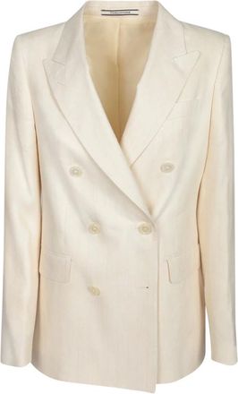 Tagliatore Dames, Jassen, Wit, Maat: 2XL Katoen