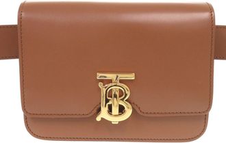 Burberry Brown Leather Fanny Pack (Pre-Owned)