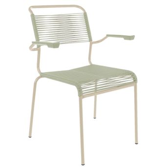 Schubiger M&ouml;bel Spaghetti-Stuhl S&auml;ntis mit Armlehnen