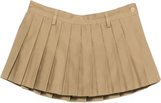 7 For All Mankind Twill Miniskirt