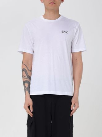 Emporio Armani T-shirt in cotone con logo Ea7