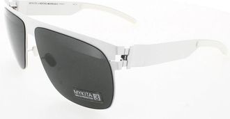 Mykita COLLAB-PHINEAS-ANTIQUE WHITE Grey Pilot Unisex Sunglasses COLLAB-PHINEAS ANT