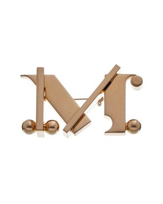 Max Mara Monogram Brooch