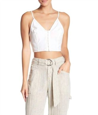 Free People Vest Of All Cami Top In White