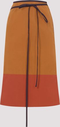Saint Laurent nylon midi-rok