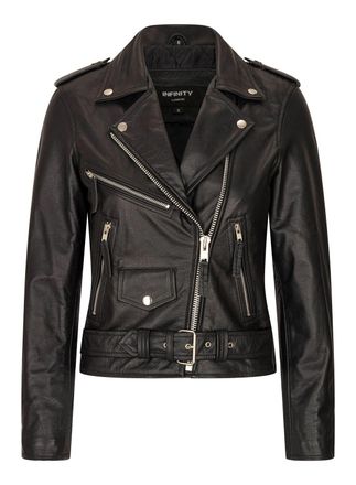 TruClothing Brando Tassel Fringe Cow Hide Biker Leather Jacket