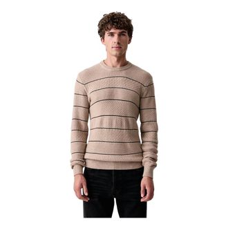 Guess Norval Trui - Heren - Truien - Beige - Maat: M Wol
