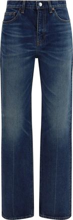Toteme Straight-Leg Japanese Cotton Jeans - Blue
