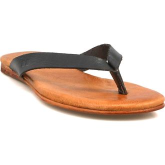 Bed St&uuml; Calma Resort Sandal in Black Rustic at Nordstrom, Size 6.5