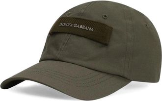 Dolce & Gabbana Caps - Heren - Petten - Groen - 57 CM - Katoen - Accessoires
