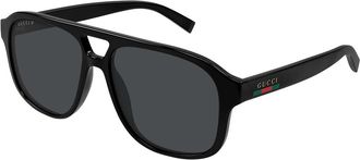 Gucci GG1856S 005 Mens Sunglasses Black Size 57 - Free RX Lenses - Free RX Lenses