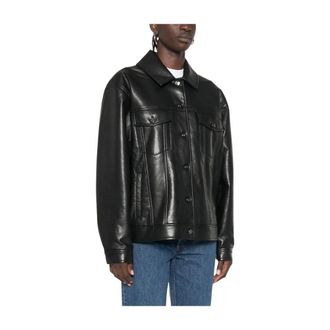 Anine Bing Classic Leather Jacket - female - Anine Bing - Leather Jackets - Black - XS - Jackets