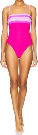 Beach Riot Jessa One Piece Swimsuit In Raspberry