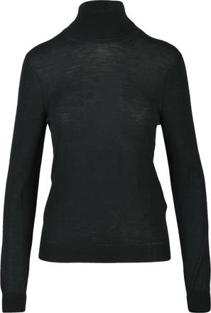 Saint Laurent Dolcevita Turtleneck - Dames - Coltruien - Zwart - S - Wol - Truien & Vesten
