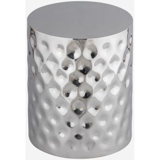 Sweeek Tavolino da salotto in acciaio smaltato cromato, 41cm