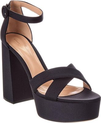 Gianvito Rossi Sheridan 70 Lycra Platform Sandal