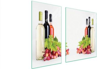 OEM Placa Protectora De Vidrio Para Estufa 90x52 Vino