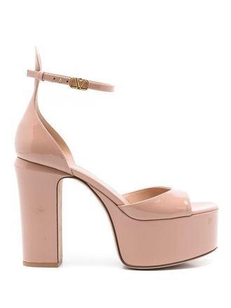 Valentino Garavani Sandalen met plateauzool - Beige