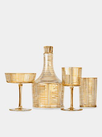 Lobmeyr Series B Hand-Painted Crystal Collection