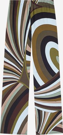 Emilio Pucci Emilio Pucci Hose aus Stretch-Viskose mit schillerndem Aufdruck